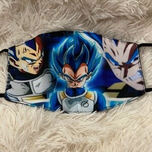 6/$20 New Anime vegeta face mask